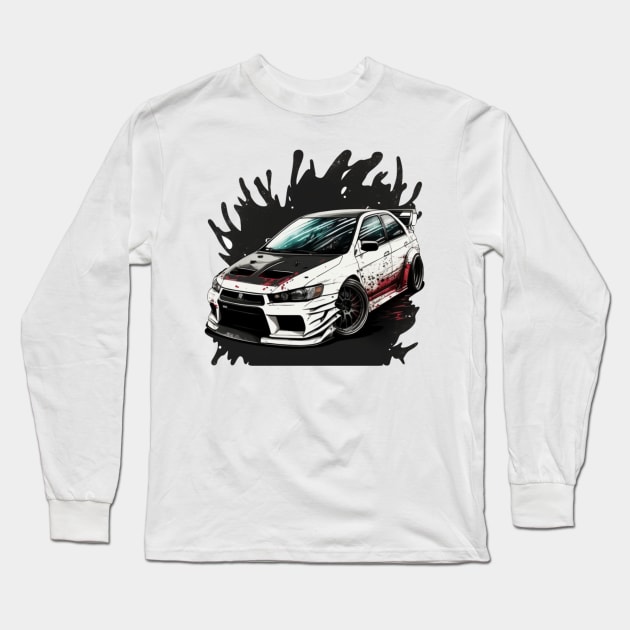 Mitsubishi Evo Long Sleeve T-Shirt by Evergreen Market